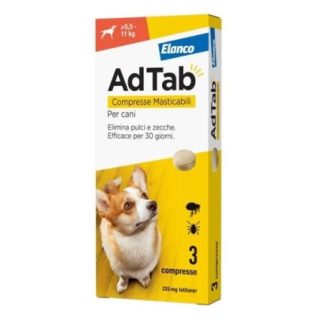 Adtab 3 compresse 225 mg cani da 5,5 a 11 kg