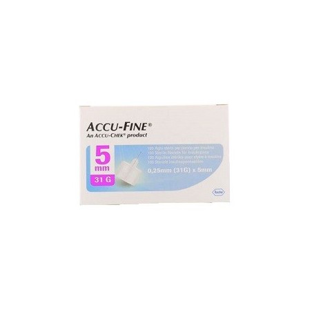 Ago Accu-fine G31 5mm 100 Aghi per controllo glicemia