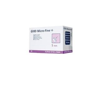 Ago Bd Microfine G31 5mm 100 Aghi per pazienti diabetici