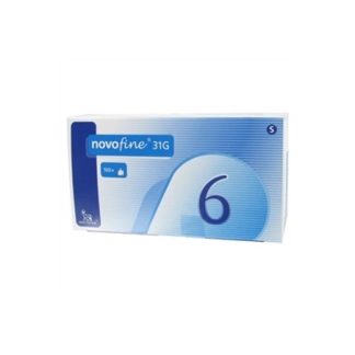 Ago Novofine G31 6mm 100 Aghi per controllo glicemia