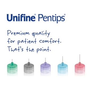 Ago Unifine Pentips G31 5mm 100 Aghi per misurazione glicemia