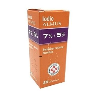 Almus Iodio Soluzione Alcolica Cutanea 7%/5% 20ml