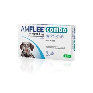 Amflee Combo antiparassitario 268mg/241,2mg Cani 20-40kg
