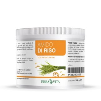 Erba Vita Amido Di Riso Barattolo lenitivo e antiarrossamento 300g