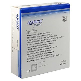 Convatec Aquacel Foam Adh 8x8cm Medicazione Avanzata 10 Pezzi