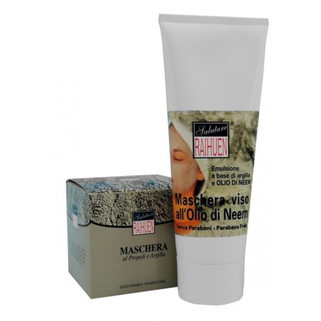 Natur farma Argilneem Argilla Pronta Con Olio Neem Tubo 250 Ml