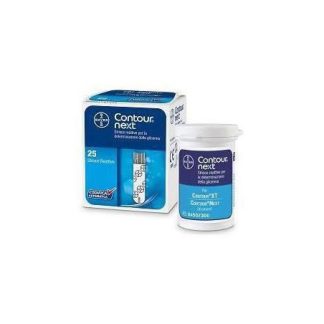 Bayer Contour Next 25 Strisce reattive per il controllo della glicemia