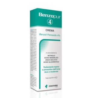 Benzopur 4 Crema con benzoilperossido per acne 30ml