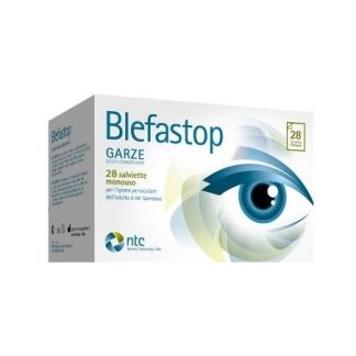 Blefastop Garza Cotone Con Filo Di Bario 28 salviette