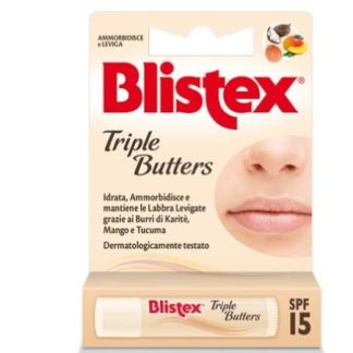 Blistex Triple Butters stick per le labbra spf 15 4,25 grammi