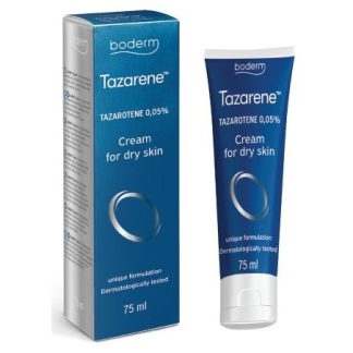 Boderm Pharmaceutical S. A. Tazarene Crema 0,05% 75 Ml pelle secca