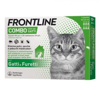 Frontline Combo Spot-on Gatti e furetti 6 pipette