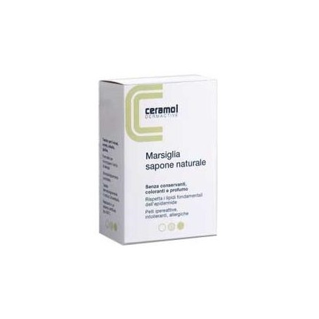 Ceramol Sapone Marsiglia detergente solido pelle sensibile 100g