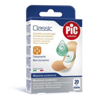 Pic Solutions Cerotti Classic Mix con clorexidina 20 Pezzi