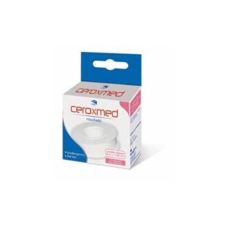 Ceroxmed Cerotto Tnt Aereato 500x1,25 Cm Bianco Su Rocchetto