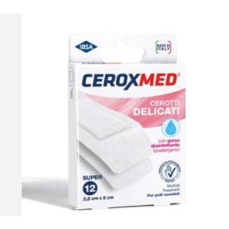 Ceroxmed cerotti delicati super 12 pezzi