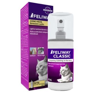 Ceva Salute Animale Feliway Classic Spray di ferormone facciale 60 Ml