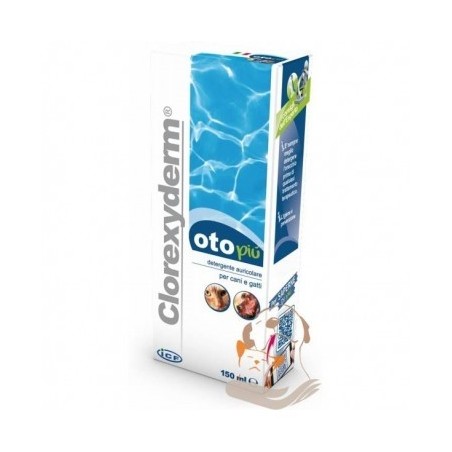 Clorexyderm Oto Più Detergente Auricolare per cani e gatti 150ml