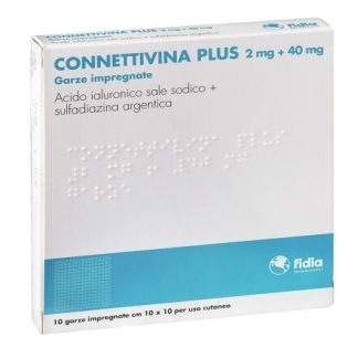 Fidia farmaceutici Connettivina Plus 10 Garze 10x10 Cm