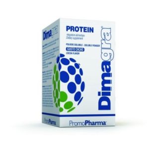 Promopharma Dimagra Protein Gusto Cacao integratore 10 Bustine