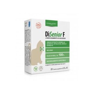 Dynamopet Disenior f 20 bustine per le articolazioni del gatto anziano