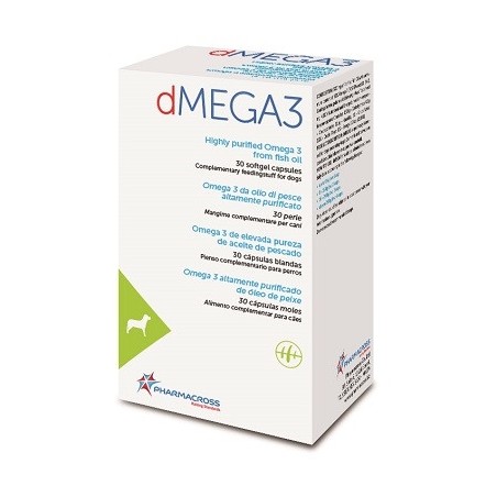 Dmega3 Omega3 Da Olio Di Pesce mangime per cani 30 Perle