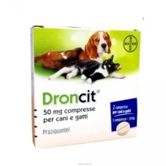 Bayer Droncit Antielmintico 2 compresse per cani e gatti