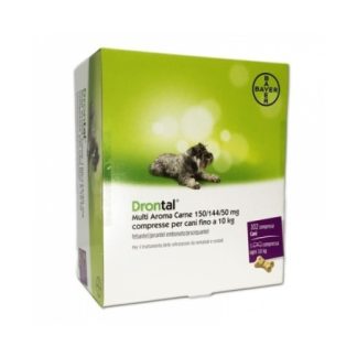 Drontal multi aroma carne antielmintico polivalente 102 compresse cani