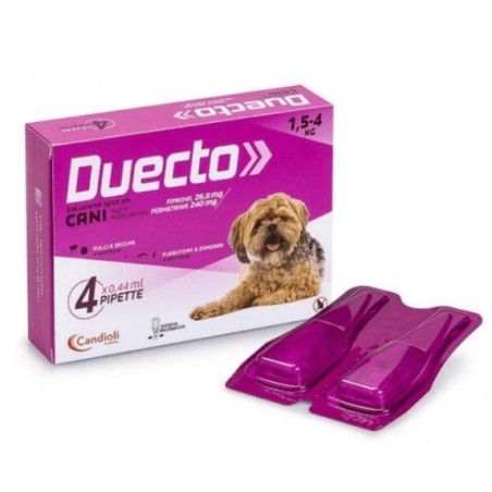 Candioli Duecto cani 1,5-4kg 4 pipette x 0,44ml