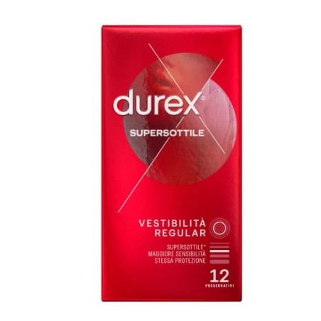 Profilattico durex supersottile 12 pezzi