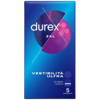 Durex Settebello 3XL preservativi in lattice 5 pezzi