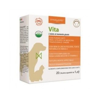 Dynamopet Vita 20 Bustine Da 1g per cani e gatti