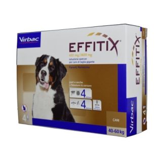 Effitix Spot On Antiparassitario 4 Pipette 402 +3600 Mg