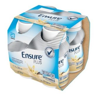 Ensure Plus Vaniglia alimento liquido proteico 4x200ml