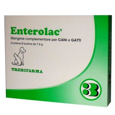 Trebifarma Enterolac Mangime per la diarrea 8 Buste 7,5g