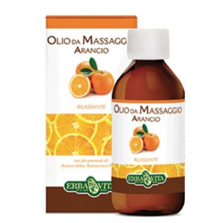 Erba Vita Arancio Olio per il massaggio rilassante e distensivo 250ml