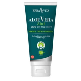 Erba Vita Group Aloe Vera Crema 3 In 1 Bio Aiab 200 Ml