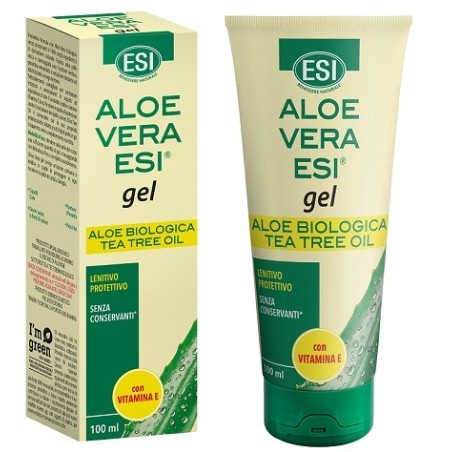 Esi Aloe Vera Gel Tea Tree per pelle secca 100 Ml
