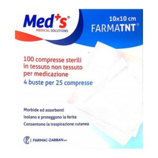 Farmac-zabban Meds Medicazione Farmatnt Assorbente 10x10cm