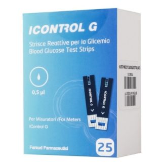 Farsud Farmaceutici Strisce Misurazione Glicemia Icontrol G 25 Pezzi