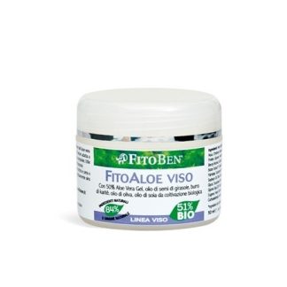 Fitoben Fitoaloe viso e collo idratante e lenitivo 50 Ml