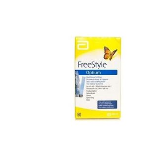 Freestyle Optium 50 Test Strisce Glicemia pazienti daibetici