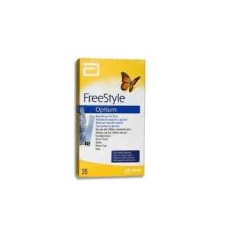 Freestyle Strisce Optium Ketone test diagnostico 10 Pezzi