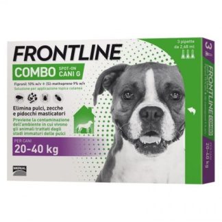Frontline Combo Spot-on Antiparassitario Cani Grandi 20-40kg