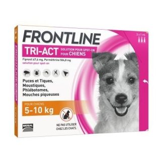 Frontline Tri-act Antiparassitario 6 Pipette Da 1ml 5-10 Kg