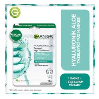 Garnier Skin Maschera in tessuto con estratto di aloe vera