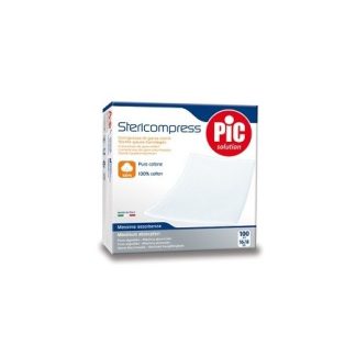 Pic Solutions Garza Sterile in Cotone 10x10cm 50 Pezzi