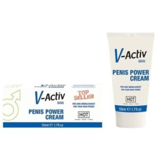 HOT V-Activ Penis Power Cream for Men crema erezione 50ml