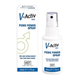 HOT V-Activ Penis Power Spray erezione per uomo 50ml