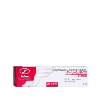 Ictammolo Newfadem 10% Unguento per le infezioni cutanee 30g